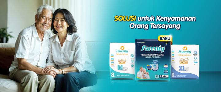 3 Jenis Popok Dewasa Parenty untuk Kenyamanan Lansia